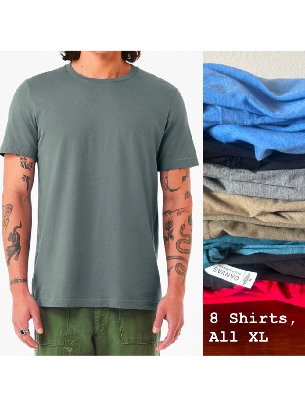Bella Canvas 3001 Jersey Short Sleeve Tee T Shirt